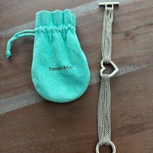 Tiffany & Co. Mesh Heart Multistrand Bracelet